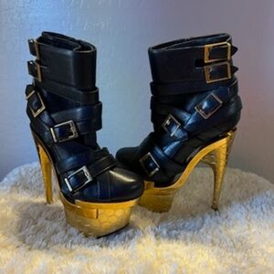 Versace stiletto boots